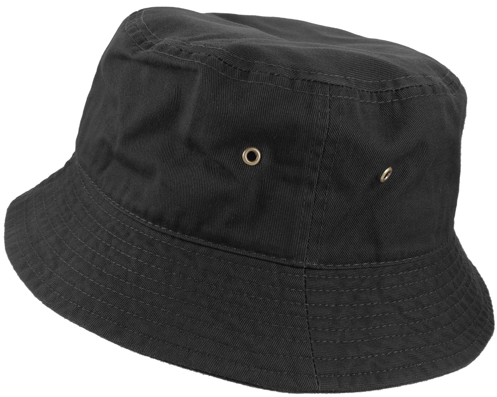 Bucket Hat Cotton Packable Summer Travel Cap. Dye G-L/XL