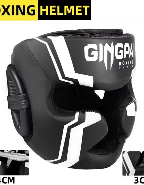 Load image into Gallery viewer, Kick Boxing Helmet Karate Muay Thai Guantes De Boxeo Free Fight Headgear MMA Head Guard Sanda Training Adults Kids Equipment
