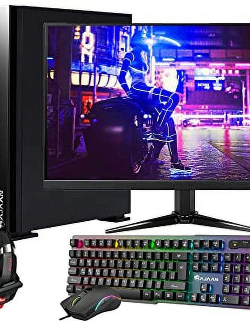 Load image into Gallery viewer, Breeze PRO Gaming Desktop Tower PC with 24 Inch Gaming Monitor - Intel Core I5-10400F Processor Upto 4.30 Ghz, 16GB DDR4 RAM, 512GB SSD, Geforce GTX 1650 4GB, Windows 11 Pro
