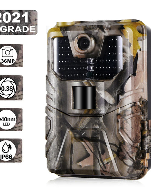 Load image into Gallery viewer, 36MP 2.7K Trail Camera 940Nm Low Glow Infrared Night Vision Photo Trap Hunting Cameras Wireless Cam HC900A Wildlife Surveillance
