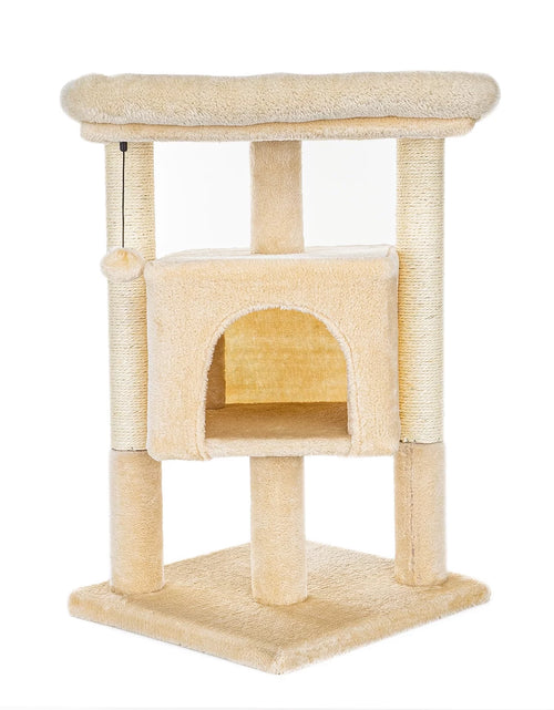 Load image into Gallery viewer, 29&quot; Cat Tree Tower for Indoor Cats Cat Condo with Sisal Scratching Posts, Plush Perch, Cat Bed Furniture, Beige
