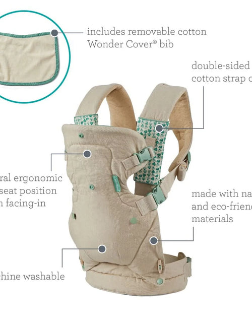 Load image into Gallery viewer, Flip 4-In-1 Convertible Baby Carrier, 4-Position, Unisex, 8-32Lbs, Rainbow
