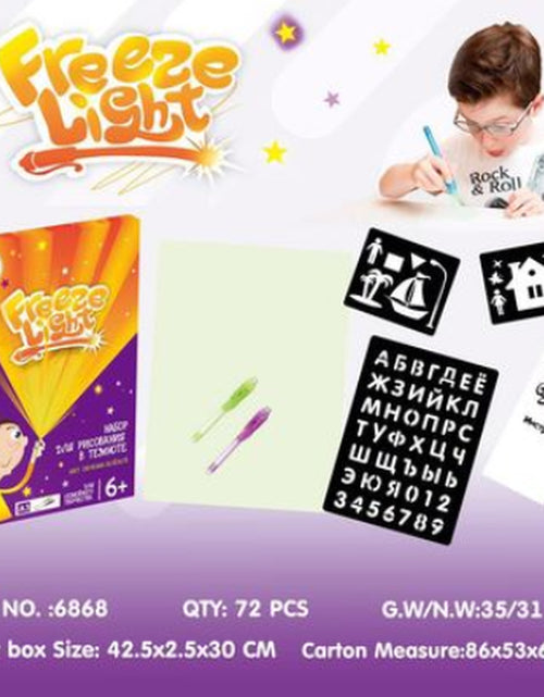 Load image into Gallery viewer, Educational Toy Drawing Pad 3D Magic 8 Light Effects Puzzle Board Sketchpad
