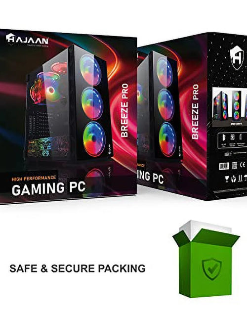 Load image into Gallery viewer, Breeze PRO Gaming Desktop Tower PC with 24 Inch Gaming Monitor - Intel Core I5-10400F Processor Upto 4.30 Ghz, 16GB DDR4 RAM, 512GB SSD, Geforce GTX 1650 4GB, Windows 11 Pro
