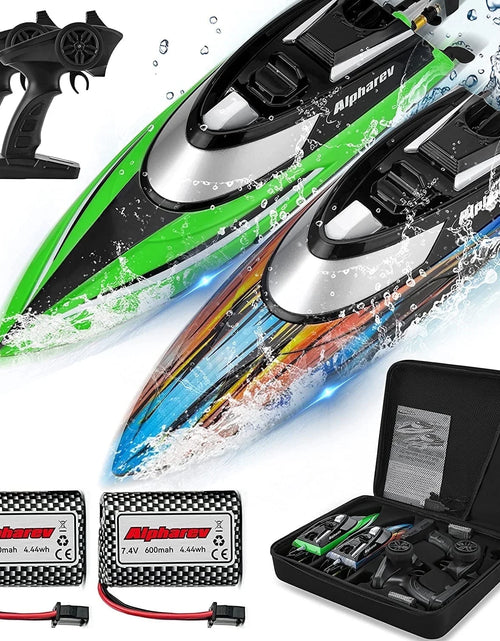 Load image into Gallery viewer, RC Boat, 15Km/H Remote Control Boats, Summer Pool Toys Water RC Boat for Boys Childs Age 3-7 8-12
