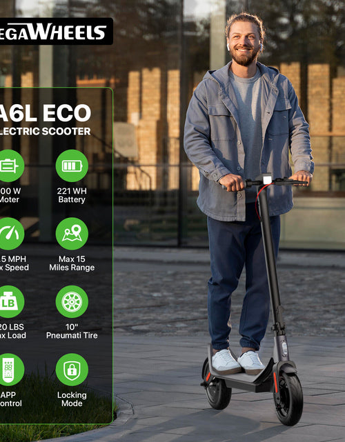 Load image into Gallery viewer, Fast Speed Electric Scooter 10.2AH 25Km Long Range 300W Motor Adult Escooter APP
