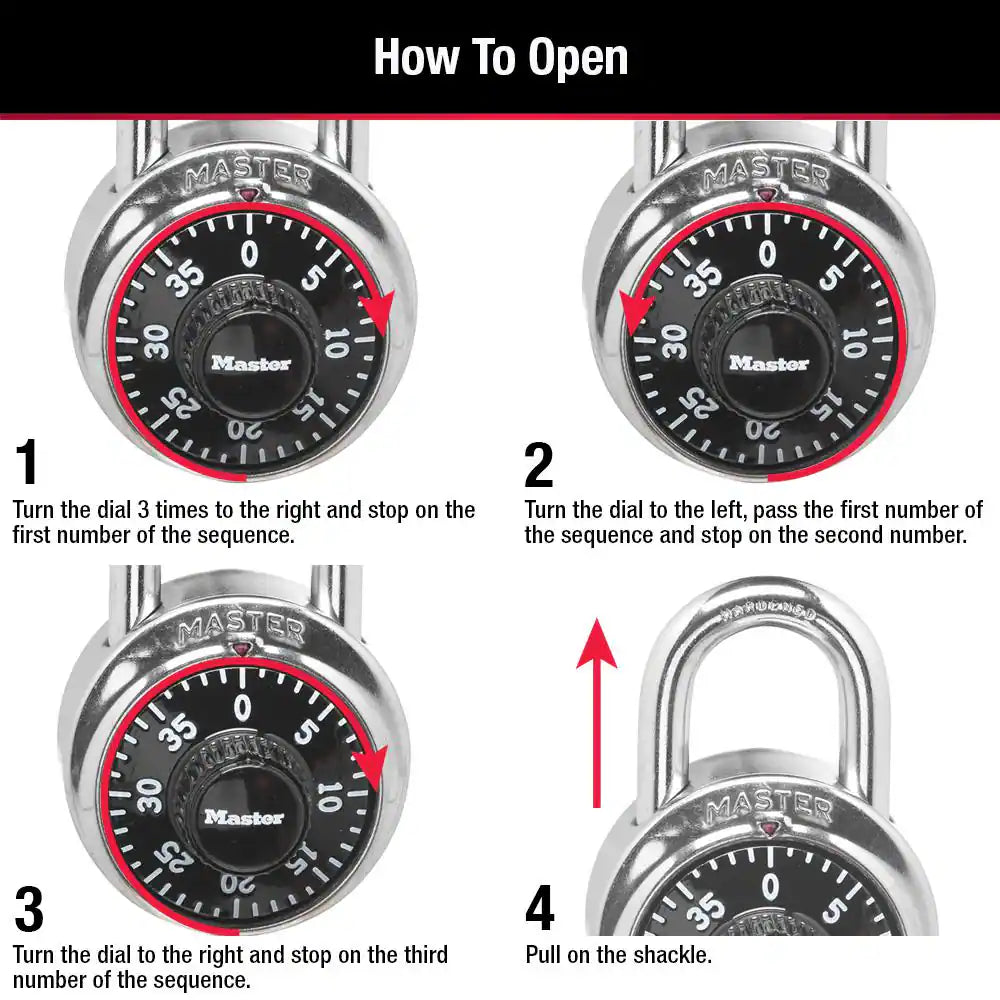 1-7/8 In. (48Mm) Wide Combination Padlock