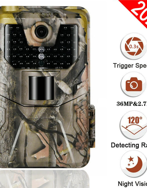 Load image into Gallery viewer, 36MP 2.7K Trail Camera 940Nm Low Glow Infrared Night Vision Photo Trap Hunting Cameras Wireless Cam HC900A Wildlife Surveillance
