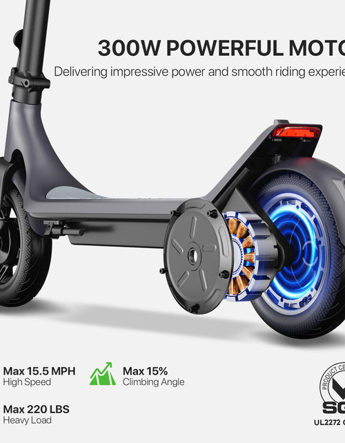 Load image into Gallery viewer, Fast Speed Electric Scooter 10.2AH 25Km Long Range 300W Motor Adult Escooter APP
