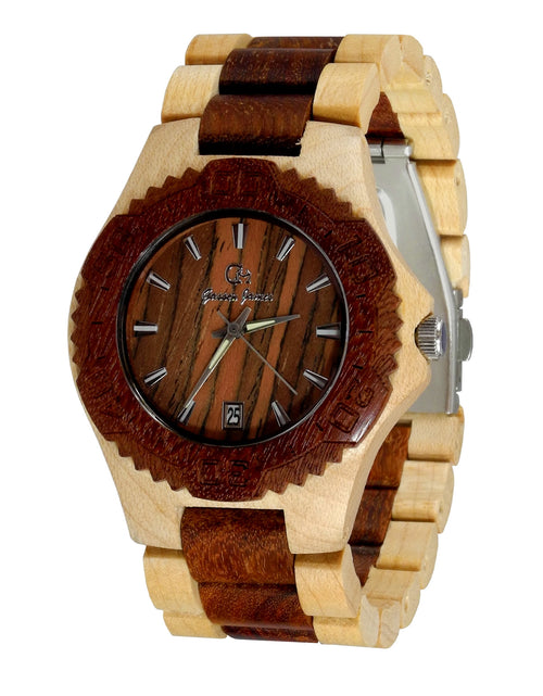 Load image into Gallery viewer, Wooden Watch-Wood Watch-Handmade Wood Watch- Wood Craft- Wood Art -Wedding -Anniversary Gift - Men&#39;S Watch- Women&#39;S Watch - Unisex Watch- Personal Message Laser Engraving - Gamma II Series 2
