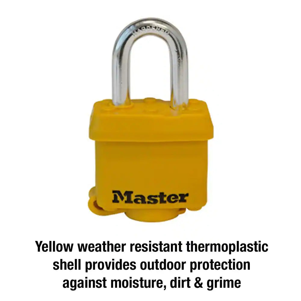 Outdoor Padlock with Key, 1-3/4 In. Wide